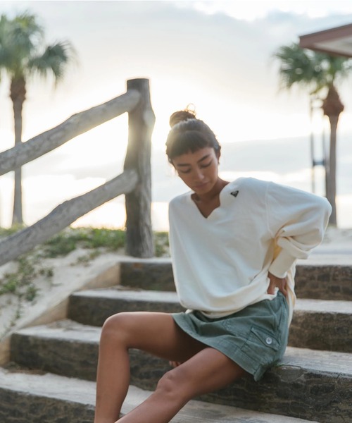 ROXY(ロキシー)の「ROLL WITH IT/ロキシーカーゴスカート(スカート・レディース・グレー/オフホワイト・SMALL/X-SMALL)」の20枚目の写真
