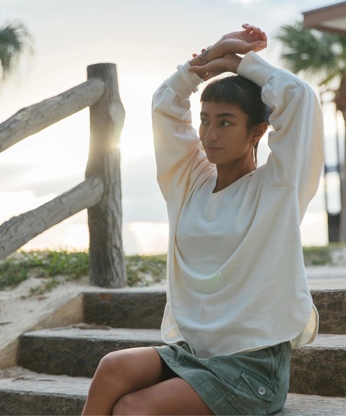 ROXY(ロキシー)の「ROLL WITH IT/ロキシーカーゴスカート(スカート・レディース・グレー/オフホワイト・SMALL/X-SMALL)」の21枚目の写真