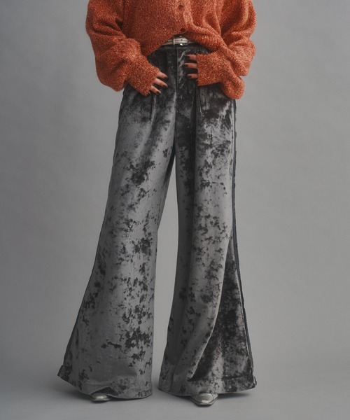 seyto（セイト）の「Crash velour wide flare pants / クラッシュベロアワイドフレアパンツ（その他パンツ・メンズ・グレー/ブルー/ブラック・0/1/2/3）」の21枚目の写真