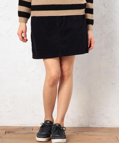 Lee(リー)の「LEE(リー) C/Pe コーデュロイ スカート◆(スカート・レディース・ホワイト/ダークグリーン/ロイヤルブルー/オレンジ/ネイビー・X-SMALL/SMALL/MEDIUM)」の4枚目の写真