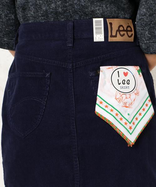 Lee(リー)の「LEE(リー) C/Pe コーデュロイ スカート◆(スカート・レディース・ホワイト/ダークグリーン/ロイヤルブルー/オレンジ/ネイビー・X-SMALL/SMALL/MEDIUM)」の16枚目の写真