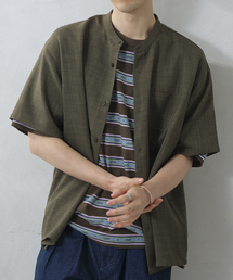 JOURNAL STANDARD relume | "吸水速乾" TECH DRY バンドカラー 半袖シャツ(シャツ/ブラウス)