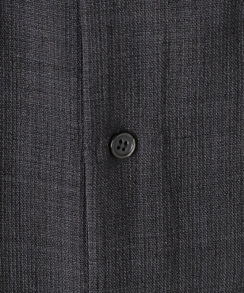 JOURNAL STANDARD relume（ジャーナルスタンダード　レリューム）の「"吸水速乾" TECH DRY バンドカラー 半袖シャツ（シャツ/ブラウス・メンズ・ブラック/アイボリー/オリーブ/クリアブルー・SMALL/MEDIUM/LARGE）」の18枚目の写真