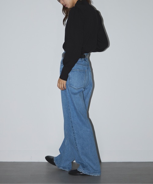 SETUP7(セットアップセブン)の「【SETUP7】volume sleeve high neck knit(ニット/セーター・レディース・ブラック/オフホワイト/チャコールグレー・FREE)」の18枚目の写真