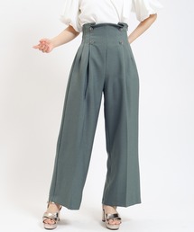 ASTORIA ODIER | クリアボタンワイドパンツ(その他パンツ)
