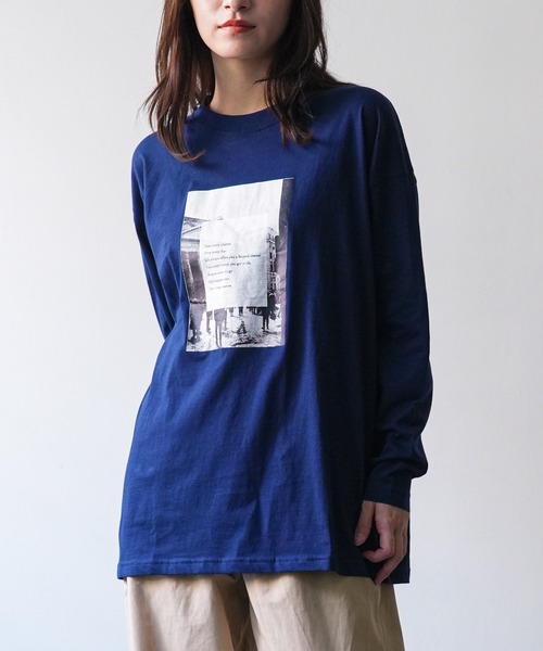 フォトプリントロンT（Tシャツ/カットソー）｜mili an deni