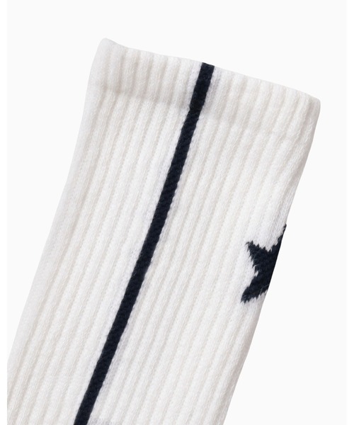 CONVERSE（コンバース）の「CV SOCKS（ソックス/靴下・メンズ・ホワイト×ネイビー・S/M）」の6枚目の写真