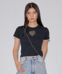 THINGS THAT MATTER（シングス ザット マター）の「【THINGS THAT MATTER/シングス ザット マター】TONDABAYASHI RAN × HEART CROPPED T-SHIRT（Tシャツ/カットソー）」
