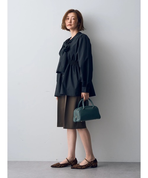 YECCA VECCA（イェッカヴェッカ）の「2wayリボンブラウス（シャツ/ブラウス・レディース・ライム/ブラック/ホワイト・FREE）」の22枚目の写真