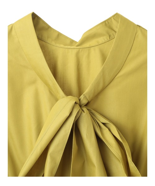 YECCA VECCA（イェッカヴェッカ）の「2wayリボンブラウス（シャツ/ブラウス・レディース・ライム/ブラック/ホワイト・FREE）」の12枚目の写真