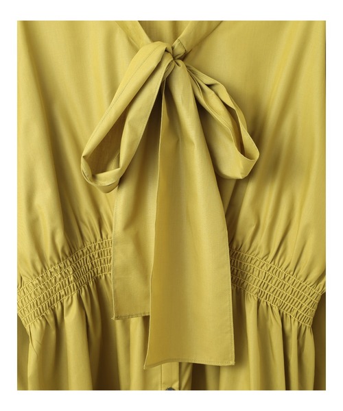 YECCA VECCA（イェッカヴェッカ）の「2wayリボンブラウス（シャツ/ブラウス・レディース・ライム/ブラック/ホワイト・FREE）」の10枚目の写真