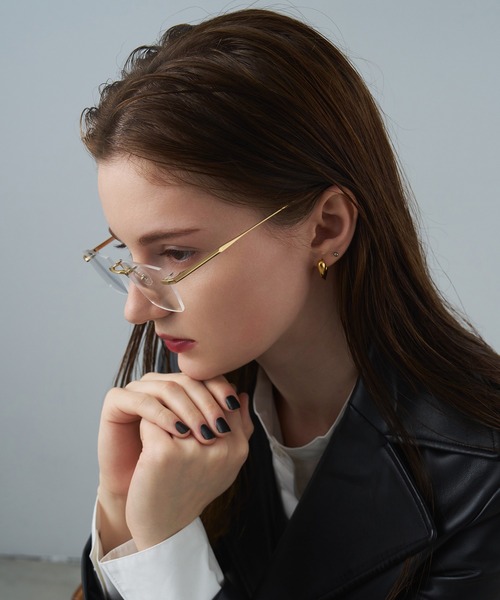 NUEF 黒縁メガネ　ユニセックス対応 NUEF 伊達メガネ メガネ 眼鏡 ユニセックス対応/NUEF/soixante