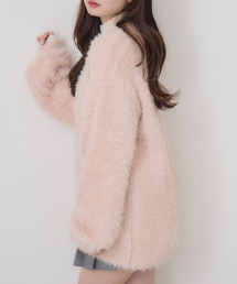 baybee♥新品未使用 シャギーカーディガン ピンク baybee♥新品未使用 シャギーカーディガン ピンク baybee♥新品未使用