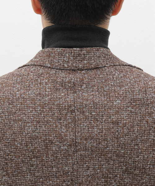 EDIFICE(エディフィス)の「BRERAS(ブレラス) Melange Jersey JKT A4NAPOLITJR017(テーラードジャケット・メンズ・ブラウン系その他・50/48/46/44)」の7枚目の写真