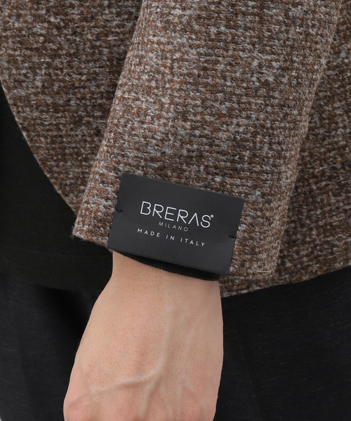 EDIFICE(エディフィス)の「BRERAS(ブレラス) Melange Jersey JKT A4NAPOLITJR017(テーラードジャケット・メンズ・ブラウン系その他・50/48/46/44)」の10枚目の写真
