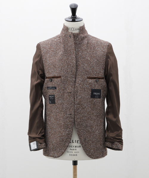 EDIFICE(エディフィス)の「BRERAS(ブレラス) Melange Jersey JKT A4NAPOLITJR017(テーラードジャケット・メンズ・ブラウン系その他・50/48/46/44)」の17枚目の写真