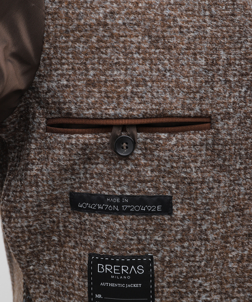 EDIFICE(エディフィス)の「BRERAS(ブレラス) Melange Jersey JKT A4NAPOLITJR017(テーラードジャケット・メンズ・ブラウン系その他・50/48/46/44)」の21枚目の写真