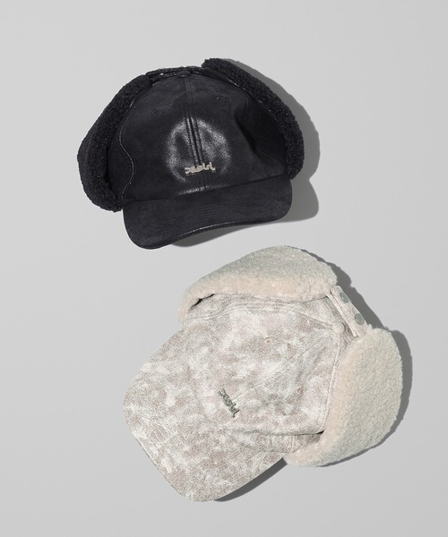 X-girl（エックスガール）の「DOG EAR BOA CAP（キャップ・レディース・ベージュ/ブラック・ONE SIZE）」の3枚目の写真