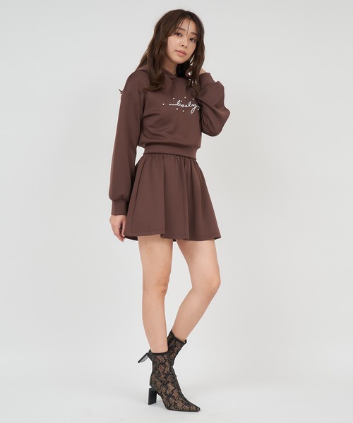 【セール】カットフレアミニスカート（スカート）｜ROYAL PARTY（ロイヤルパーティー）