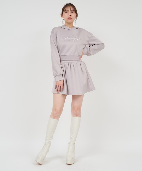 【セール】カットフレアミニスカート（スカート）｜ROYAL PARTY（ロイヤルパーティー）