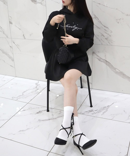 【セール】カットフレアミニスカート（スカート）｜ROYAL PARTY（ロイヤルパーティー）