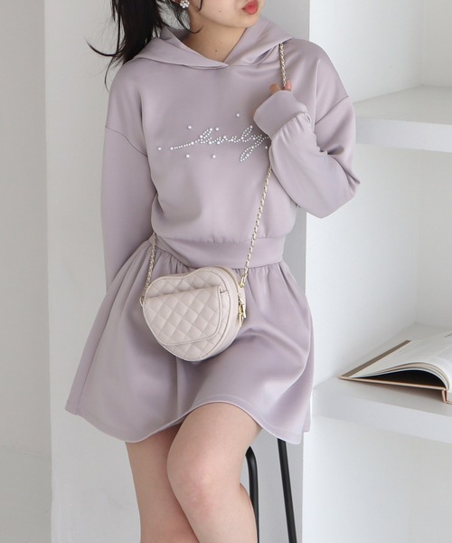 【セール】カットフレアミニスカート（スカート）｜ROYAL PARTY（ロイヤルパーティー）