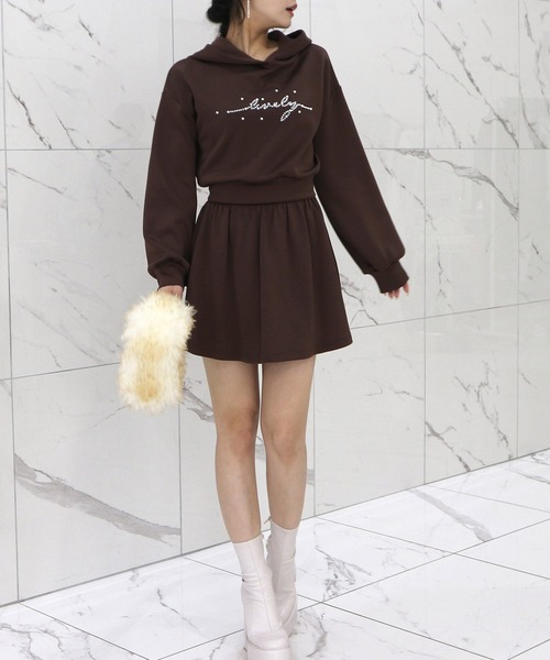 【セール】カットフレアミニスカート（スカート）｜ROYAL PARTY（ロイヤルパーティー）