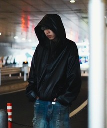 FR(13)NDS/フレンズ/FAKE LEATHER HOODIE