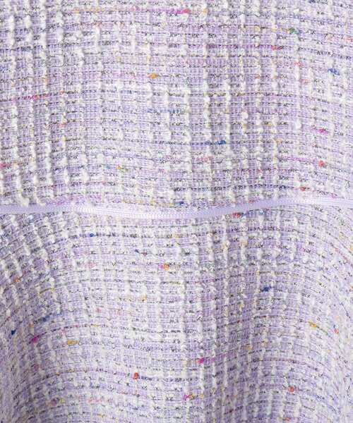 SHOO・LA・RUE（シューラルー）の「【110-140cm】カットツィードフレアスカパン（スカート・キッズ・ブラック/パープル・11/12/13/14）」の8枚目の写真