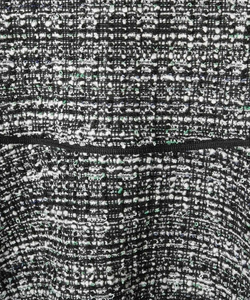 SHOO・LA・RUE（シューラルー）の「【110-140cm】カットツィードフレアスカパン（スカート・キッズ・ブラック/パープル・11/12/13/14）」の9枚目の写真