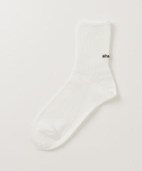 ROSTER SOX(ロスターソックス)の「ROSTER SOX/ロスターソックス What's up? SOCKS メンズ レディース(ソックス/靴下・メンズ・ネイビー/ホワイト/レッド・1/2)」の4枚目の写真
