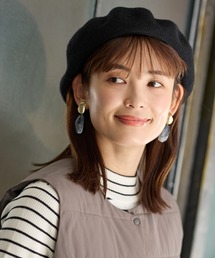 ウール混ベレー帽