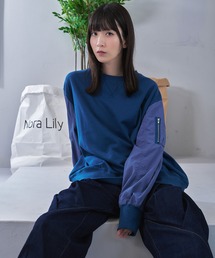 【Nora Lily】MA-1 Sleeve Pullover SWEAT (UNISEX)