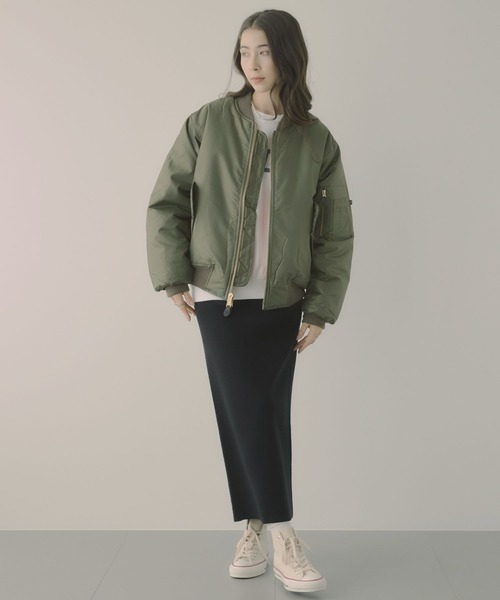 ROTHCO（ロスコ）の「【ROTHCO】MA-1 JACKET（MA-1・レディース・カーキ・FREE）」の3枚目の写真