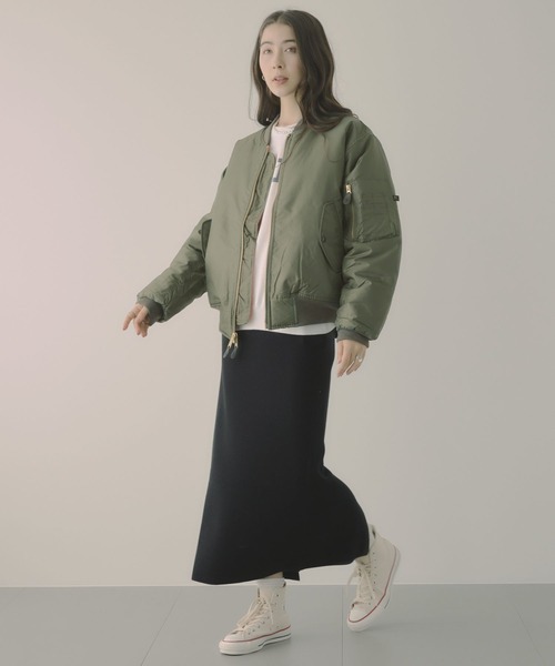 ROTHCO（ロスコ）の「【ROTHCO】MA-1 JACKET（MA-1・レディース・カーキ・FREE）」の4枚目の写真