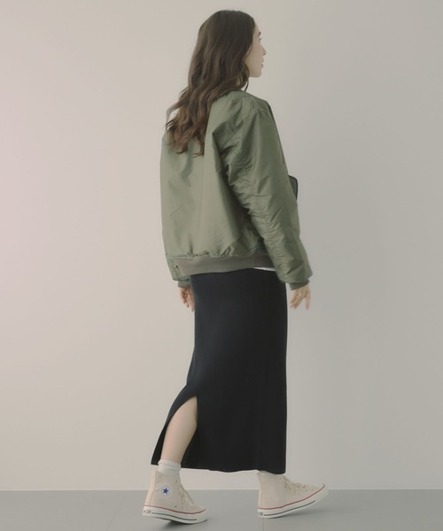 ROTHCO（ロスコ）の「【ROTHCO】MA-1 JACKET（MA-1・レディース・カーキ・FREE）」の6枚目の写真