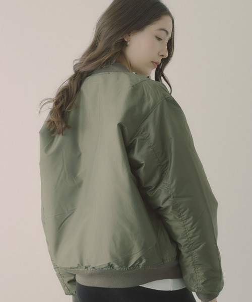 ROTHCO（ロスコ）の「【ROTHCO】MA-1 JACKET（MA-1・レディース・カーキ・FREE）」の8枚目の写真