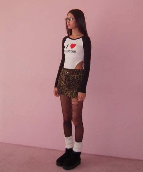 BLONDEY（ブロンディ）の「【インナー付き】レオパードミニスカート（スカート・レディース・ブラウン・MEDIUM/SMALL）」の5枚目の写真