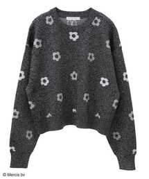 Miffy | Miffy/フラワージャガードニットプルオーバー(ニット/セーター)