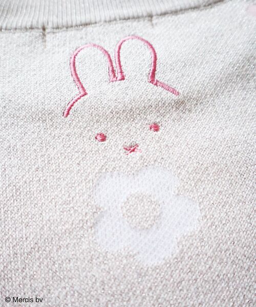 Miffy（ ミッフィー）の「Miffy/フラワージャガードニットプルオーバー（ニット/セーター・レディース・ラベンダー/ホワイト/ピンク/ブラック・FREE）」の9枚目の写真