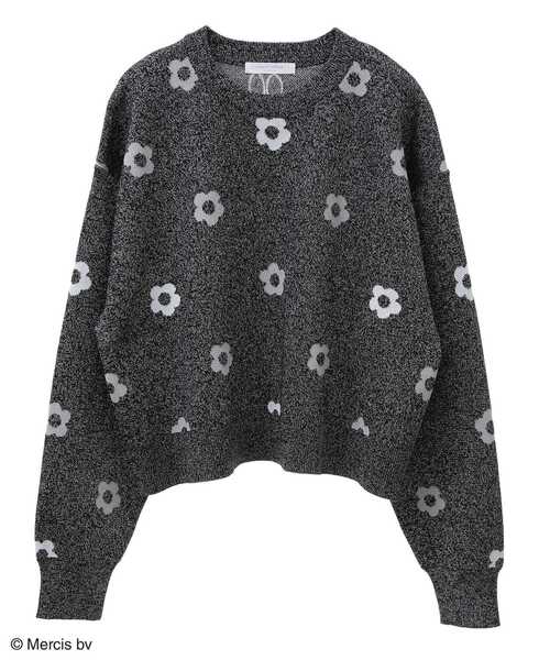 Miffy（ ミッフィー）の「Miffy/フラワージャガードニットプルオーバー（ニット/セーター・レディース・ラベンダー/ホワイト/ピンク/ブラック・FREE）」の16枚目の写真