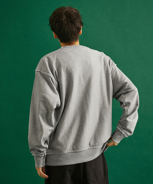 417 EDIFICE（フォーワンセブンエディフィス）の「sportswear / スポーツウェア untrimmedスウェット（スウェット・メンズ・ブラック/チャコールグレー/パープル・MEDIUM/LARGE）」の10枚目の写真