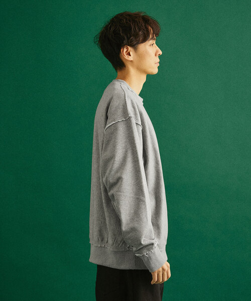 417 EDIFICE（フォーワンセブンエディフィス）の「sportswear / スポーツウェア untrimmedスウェット（スウェット・メンズ・ブラック/チャコールグレー/パープル・MEDIUM/LARGE）」の11枚目の写真