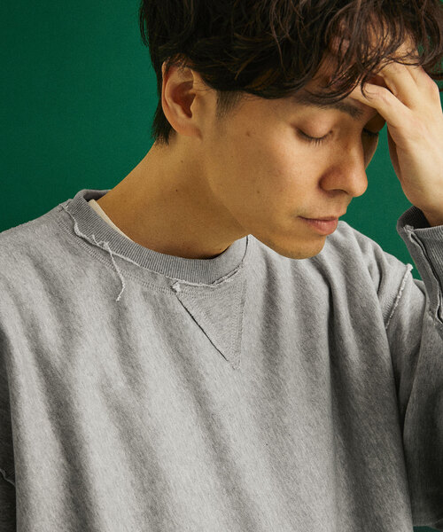 417 EDIFICE（フォーワンセブンエディフィス）の「sportswear / スポーツウェア untrimmedスウェット（スウェット・メンズ・ブラック/チャコールグレー/パープル・MEDIUM/LARGE）」の12枚目の写真