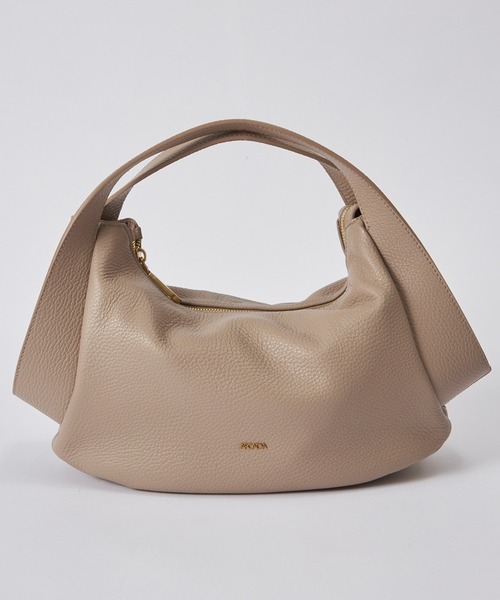 Arcadia(アルケイディア)の「Masai Small Top Handles バッグ《ARCADIA》(ハンドバッグ・レディース・サンドグレー/カーキ・フリー)」の2枚目の写真