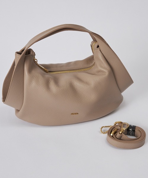 Arcadia(アルケイディア)の「Masai Small Top Handles バッグ《ARCADIA》(ハンドバッグ・レディース・サンドグレー/カーキ・フリー)」の6枚目の写真