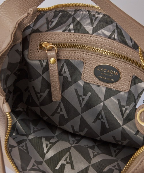 Arcadia(アルケイディア)の「Masai Small Top Handles バッグ《ARCADIA》(ハンドバッグ・レディース・サンドグレー/カーキ・フリー)」の9枚目の写真
