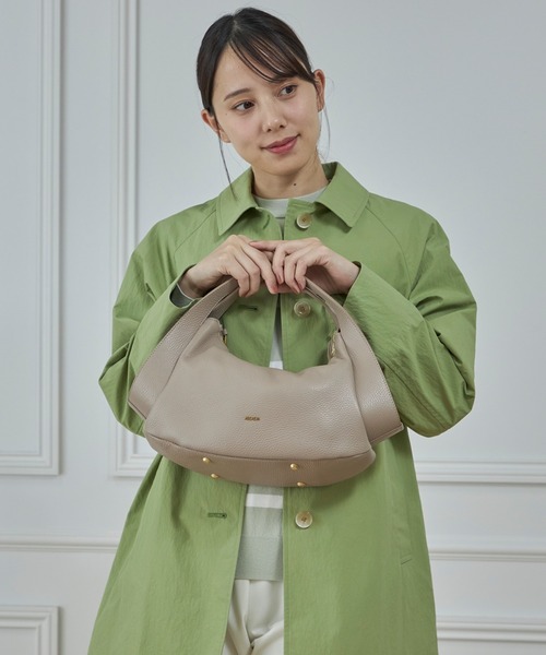 Arcadia(アルケイディア)の「Masai Small Top Handles バッグ《ARCADIA》(ハンドバッグ・レディース・サンドグレー/カーキ・フリー)」の13枚目の写真