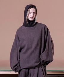 VOAAOV | 【VOAAOV】BISHU TAMBLER WOOL GAUZE High Neck Hoodie(パーカー)