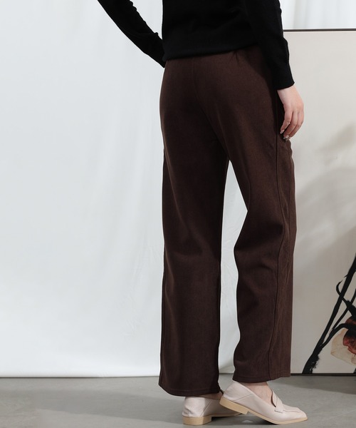 aimoha(アイモハ)の「【Aimoha】冬用フリースストレートパンツ(その他パンツ・レディース・ブラック/チョコ/アーミー/ベージュ・MEDIUM/X-LARGE/LARGE)」の14枚目の写真